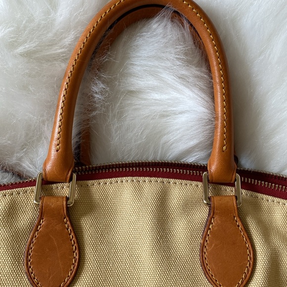 Dooney & Bourke Canvas & Leather Satchel - Picture 11 of 12